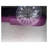 Set of 8 Waterford Cut Crystal Champagne Flutes with Starburst Base