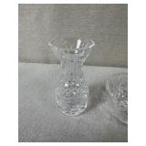 Waterford Crystal Collection Vase, Bowl, Tumbler, and Creamer