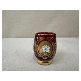 Bohemian Ruby Red Decanter Set with 6 Stem Glasses and 6 Cordials