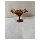 Collection of Vintage Carnival Glass and Porcelain Dishware