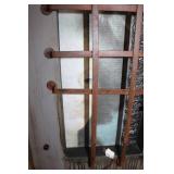 Industrial Mixed Media Wall Art Panel with Mechanical Elements and Lighting