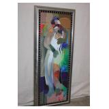 Hessam “Loves Curtain” Limited Edition Framed Abstract Wall Art 18/100