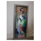 Hessam “Loves Curtain” Limited Edition Framed Abstract Wall Art 18/100