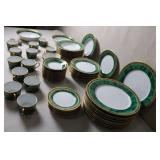 Christian Dior Gaudron Malachite Porcelain Dinnerware Set