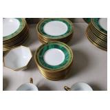 Christian Dior Gaudron Malachite Porcelain Dinnerware Set
