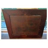 Framed Landscape Painting Unsigned 16x13 with Ornate 23.5x20.5 Frame