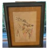 Framed Signed Limited Edition Print by Chaim Kligman 69/125
