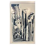 Horst Strempel Signed Framed Print Berlin GedÃchtniskirche 32x21.5