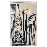 Horst Strempel Signed Framed Print Berlin GedÃchtniskirche 32x21.5