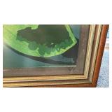 Horst Streckenbach Signed and Numbered Abstract Print, Framed 26 1/2 x 17