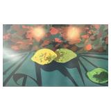 Horst Streckenbach Signed and Numbered Abstract Print, Framed 26 1/2 x 17