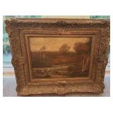 Framed Frank De Haven Oil Painting 24x20 - Signed Lower Left