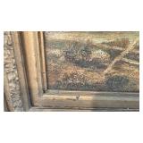 Framed Frank De Haven Oil Painting 24x20 - Signed Lower Left