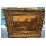 Framed Frank De Haven Oil Painting 24x20 - Signed Lower Left