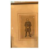 Framed 11.5 x 15 Caricature Print