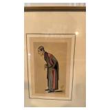 Framed Caricature Print of Sir James Paget 11.5 x 15 Inches