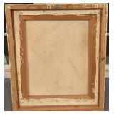 Framed Signed Landscape Oil Painting of Birch Trees