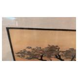 1939 Signed Max Land Framed Landscape Artwork 25.5 x 21.5