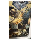Framed Signed Original Textured Landscape Painting 20x24