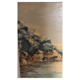 Framed Signed Original Textured Landscape Painting 20x24
