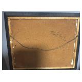 Framed Signed Original Textured Landscape Painting 20x24