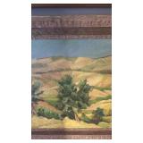 Valerio Cheli Signed Landscape Oil Painting "Colline di Riccione" 1969