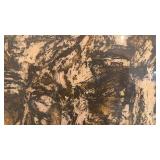 Signed 1963 Framed Abstract Etching by Norman Gorbaty, 57/70