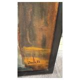 Signed Bedell Framed Original Painting of Musicians 19x25