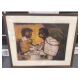 Douglas Kinsey Signed Limited Edition Print Magic Circle 1962 Framed Artwork