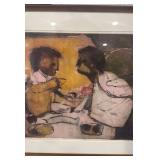 Douglas Kinsey Signed Limited Edition Print Magic Circle 1962 Framed Artwork