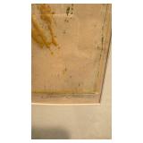 Signed Abstract Mixed Media Artwork by Noland Brown, 1969, Framed