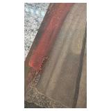 Antique Religious Oil Painting of Two Saints with Lamb
