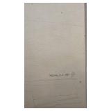 Signed Nelson R.A. 1960 Framed Abstract Pencil Drawing, 21.5x14.5