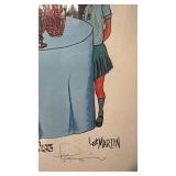 Lee Martin Lithograph The Sabbath Blessing 16 x 20 inches
