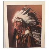 Don Marco Signed Limited Edition Print Chief Little Wound 309/350 with COA