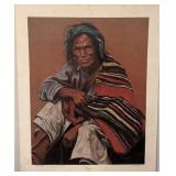 Apache Limited Edition Print by Don Marco, Signed, 21.5" x 26"