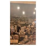 Steven Linscheid Signed 24x20 Aerial Photograph Twin Cities 1987