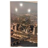 Steven Linscheid Signed 24x20 Aerial Photograph Twin Cities 1987