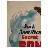 Vintage Jack Armstrong Secret Bomb Sight Wheaties Promo Poster 12.5 x 17