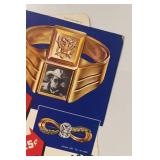 1942 Lone Ranger Cereal Premium Mail-In Ad Card with Secret Compartment Ring and Military Pin Offer