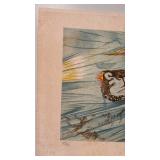 Salvador Dali Signed Limited Edition Lithograph 25.5 x 19.5