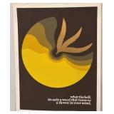 Thomas L. Roberts Signed Poster Print 2026 Weed Flower Abstract Art