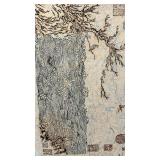 15 x 22 Handcrafted Asian-Style Ink Art on Mulberry Paper