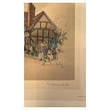 Marjorie C. Bates "Bridge End, Warwick" Print 7.25 x 9.25
