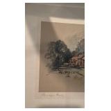 Marjorie C. Bates "Bridge End, Warwick" Print 7.25 x 9.25