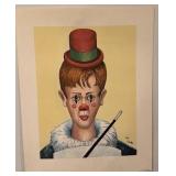 Red Skelton Clown Art Print 16 x 20