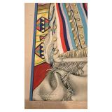 Winold Reiss Native American Portrait Print 14x11 Great Northern Ry Art