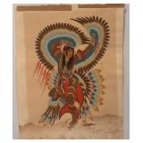 Lot of 5 Woody Crumbo Native American Dance Art Prints 10.5 x 13 Inches