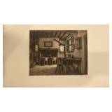 1925 Plantin-Moretus Museum Ten Etchings by Albert Geudens Portfolio