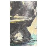 Original Framed Oil Painting with Signature, 14 x 16.5 Inches